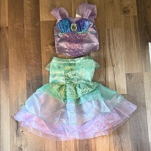 Disney Ariel Mermaid Princess Kids Costume - Purple and Green